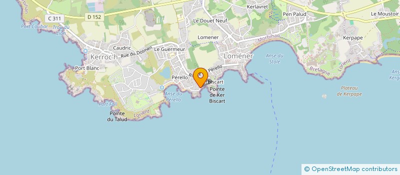 localisation de l'entreprise BOD LANN à PLOEMEUR
