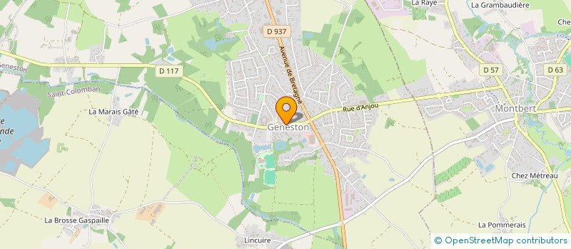 localisation de l'entreprise BODAD  GENESTON