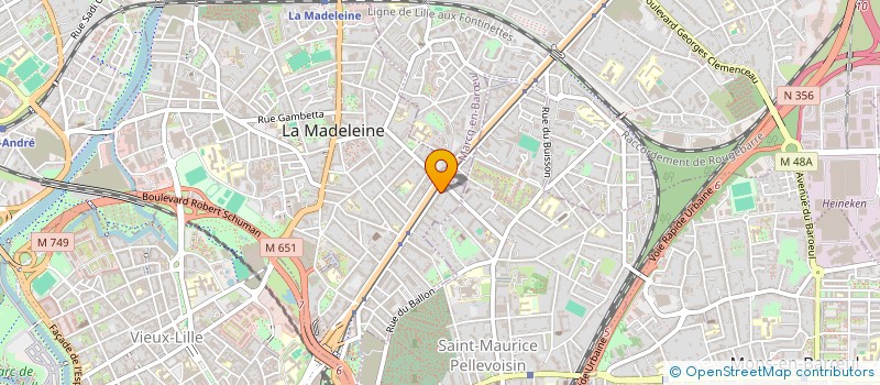 localisation de l'entreprise BODAG DEVELOPPEMENT à LA MADELEINE