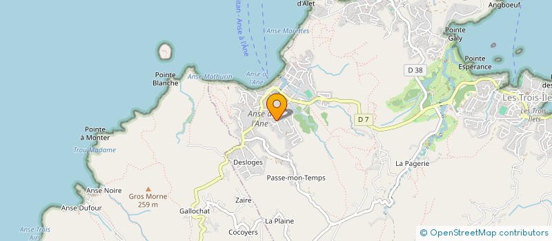 localisation de l'entreprise BODAJ LANME à LES TROIS-ILETS