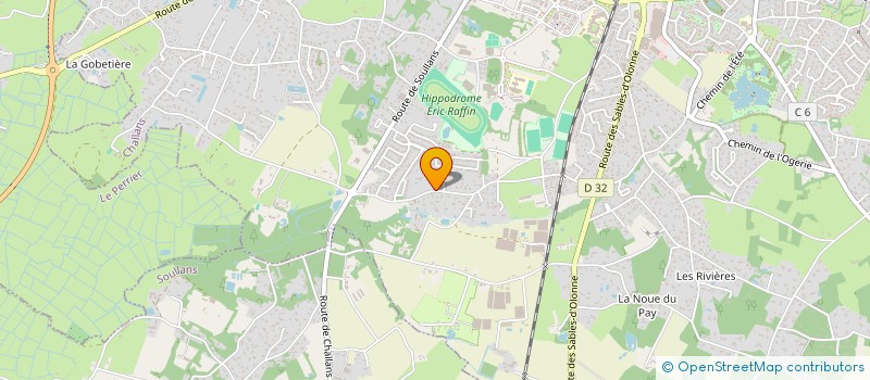 localisation de l'entreprise BODANA à CHALLANS