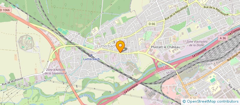 localisation de l'entreprise BODANI SARL  LUTTERBACH