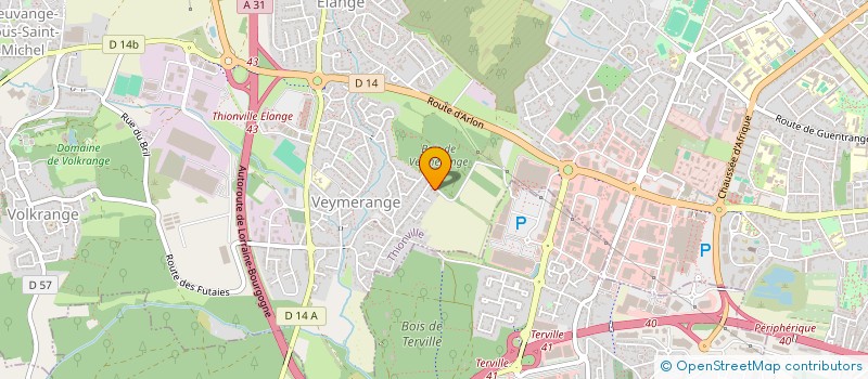 localisation de l'entreprise BODART MAY à THIONVILLE