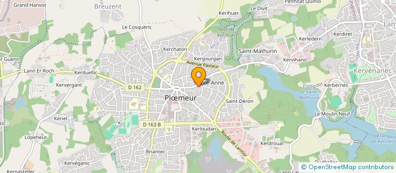 localisation de l'entreprise BODBAU à PLOEMEUR