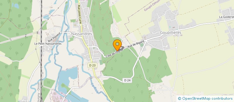 localisation de l'entreprise BODD NEGOCIATIONS  NASSANDRES SUR RISLE