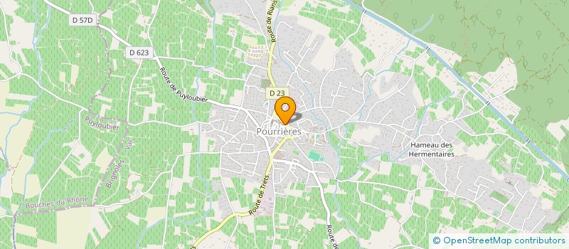 localisation de l'entreprise BODDELE AGENCEMENT  POURRIERES