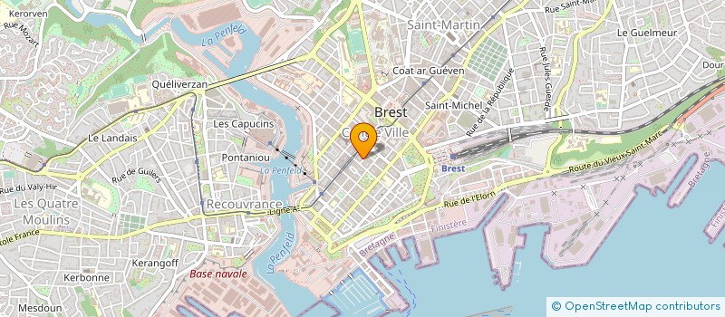 localisation de l'entreprise BODEAU PIERRE & TABURET YANN à BREST