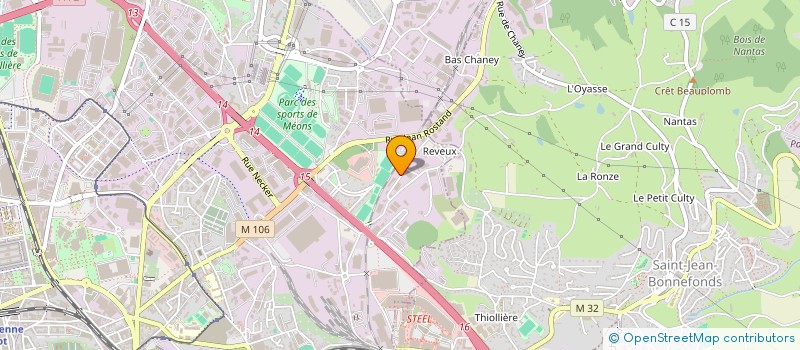 localisation de l'entreprise BODECA  SAINT-ETIENNE