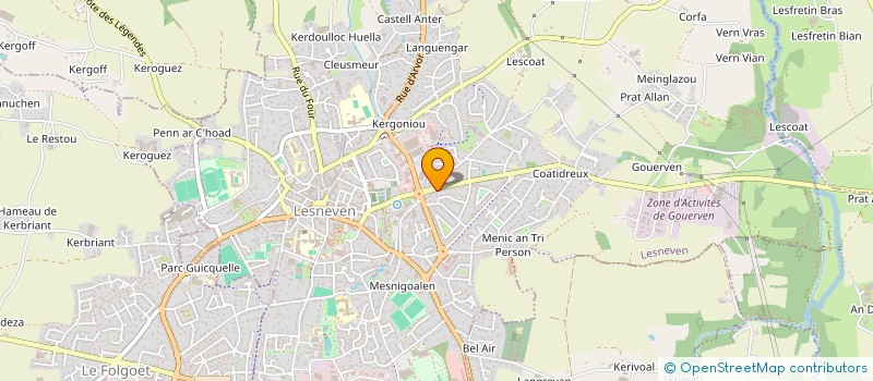 localisation de l'entreprise BODECO à BREST