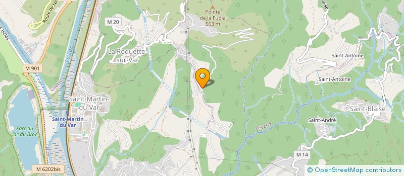 localisation de l'entreprise BODECO IMMO  LA ROQUETTE SUR VAR