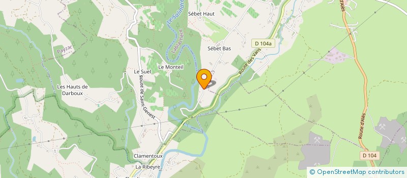 localisation de l'entreprise BODEGA  SAINT-GENEST-DE-BEAUZON