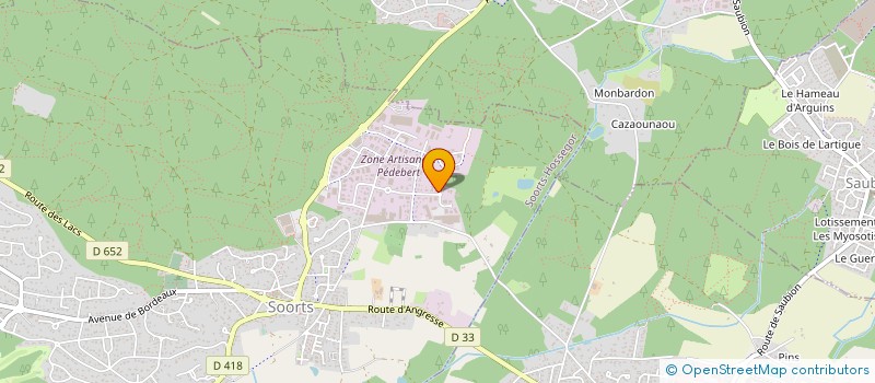 localisation de l'entreprise BODEGA EN CASA  SOORTS-HOSSEGOR