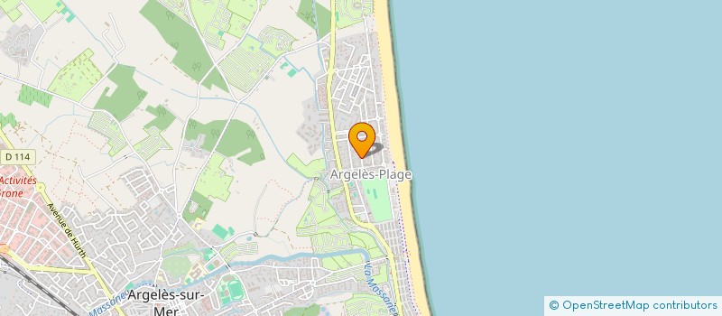 localisation de l'entreprise BODEGA JJ à ARGELES-SUR-MER