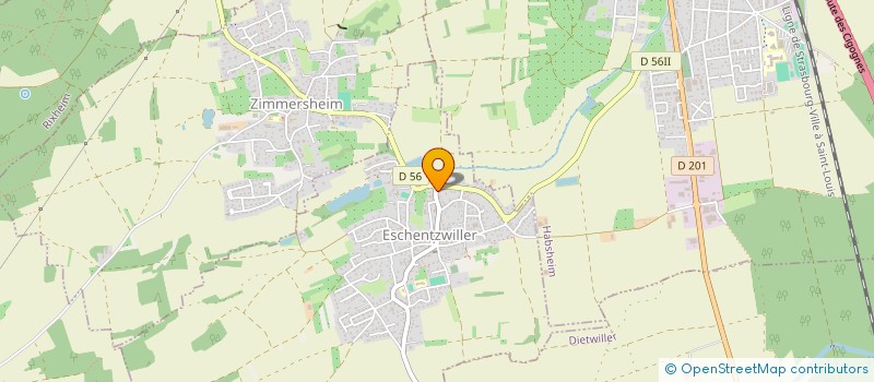 localisation de l'entreprise BODENFLUG  ESCHENTZWILLER