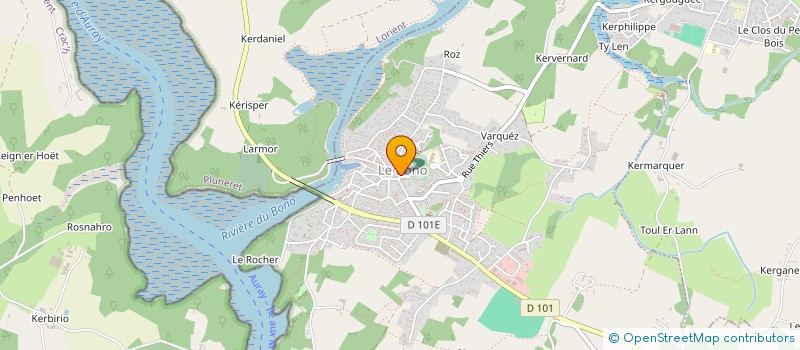 localisation de l'entreprise BODENMOR  LE BONO