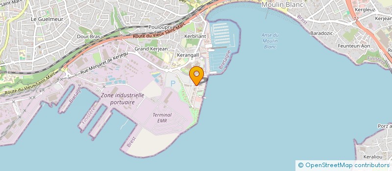 localisation de l'entreprise BODERE - LE LAY  BREST