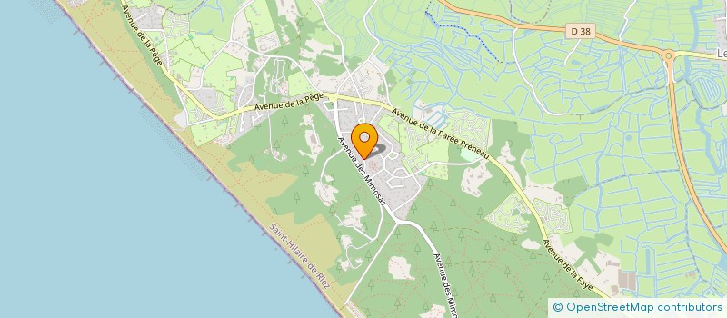 localisation de l'entreprise BODEREAU BLAVETTE à SAINT-HILAIRE-DE-RIEZ