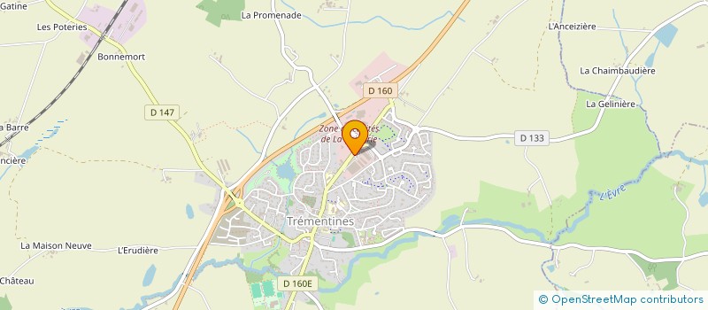 localisation de l'entreprise BODET TIME & SPORT  TREMENTINES