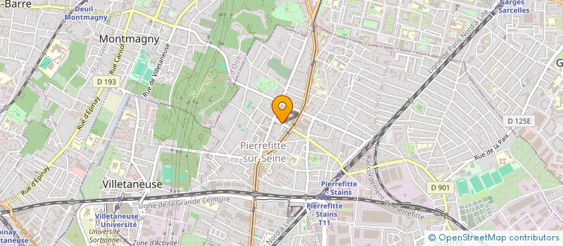 localisation de l'entreprise BODEVING - ACCART INDIVISION à PIERREFITTE-SUR-SEINE