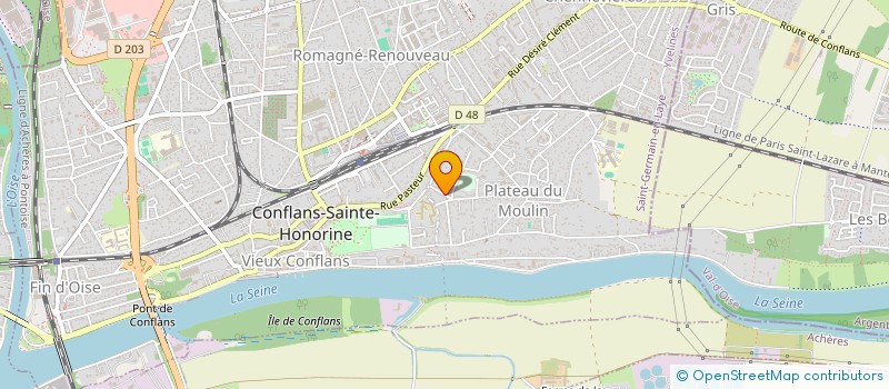 localisation de l'entreprise BODHAGAYA  CONFLANS-SAINTE-HONORINE