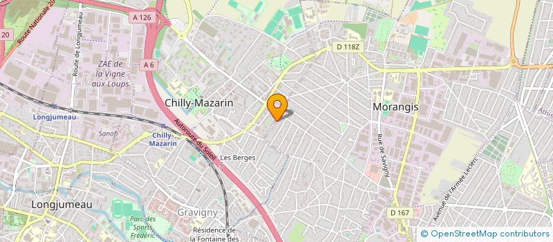 localisation de l'entreprise BODHI à MORANGIS