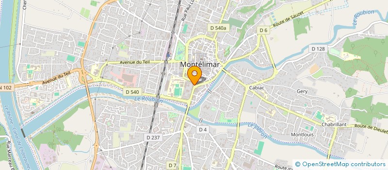localisation de l'entreprise BODHRAN à MONTELIMAR