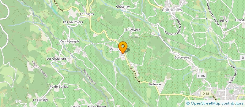 localisation de l'entreprise BODILLARD AND CO  VILLIE-MORGON