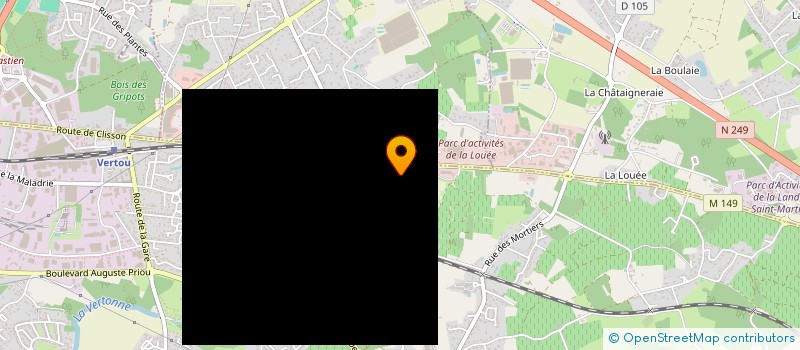 localisation de l'entreprise BODIN COMMERCIAL SERVICES  VERTOU
