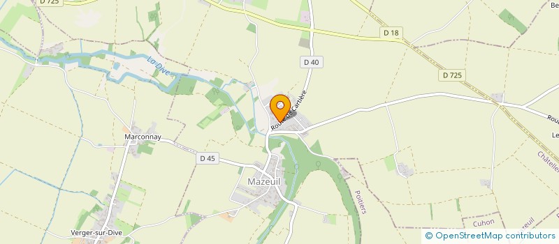 localisation de l'entreprise BODIN ENERGIES RENOUVELABLES  MAZEUIL