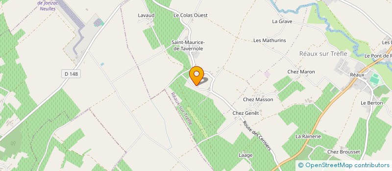 localisation de l'entreprise BODIN ET FILS à REAUX SUR TREFLE