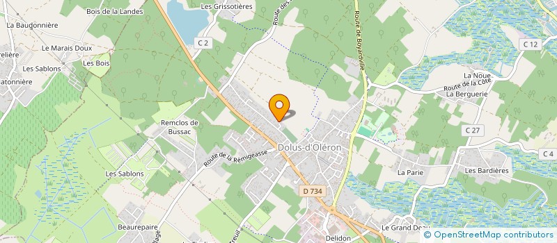 localisation de l'entreprise BODIN JEROME à DOLUS-D'OLERON