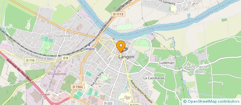 localisation de l'entreprise BODIN SARL à LANGON