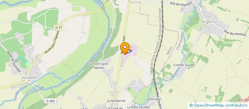 localisation de l'entreprise BODINAUD DENTAIRE à BALZAC