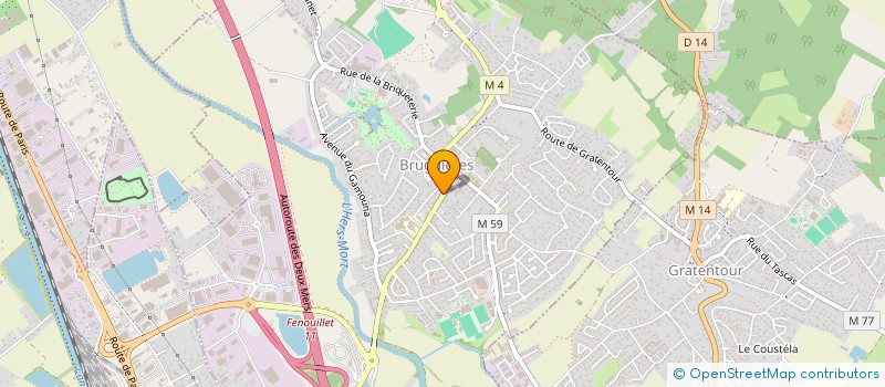 localisation de l'entreprise BODIOU  BRUGUIERES