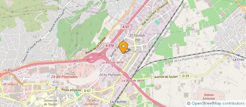 localisation de l'entreprise BODISSIMO à LA GARDE