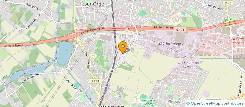 localisation de l'entreprise BODLAX à BRETIGNY-SUR-ORGE