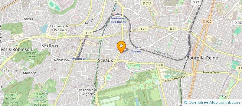 localisation de l'entreprise BODO à SCEAUX