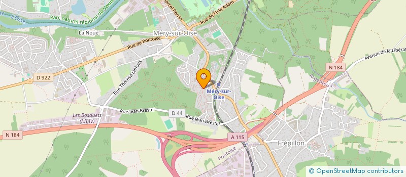 localisation de l'entreprise BODO  MERY-SUR-OISE