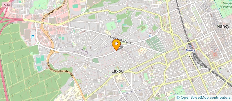 localisation de l'entreprise BODON FB  LAXOU