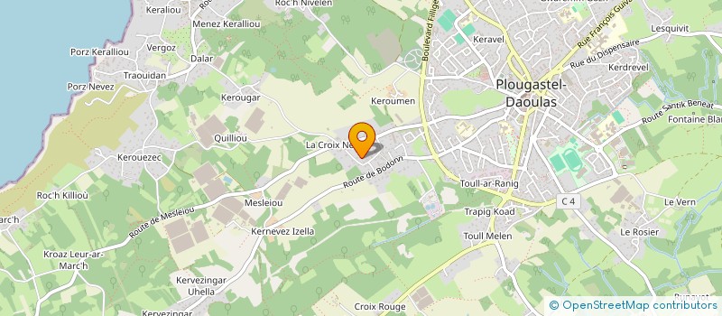 localisation de l'entreprise BODONN  PLOUGASTEL-DAOULAS