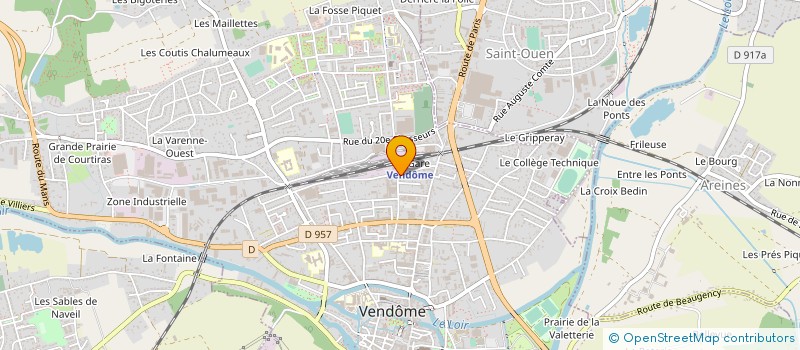 localisation de l'entreprise BODRA  VENDOME