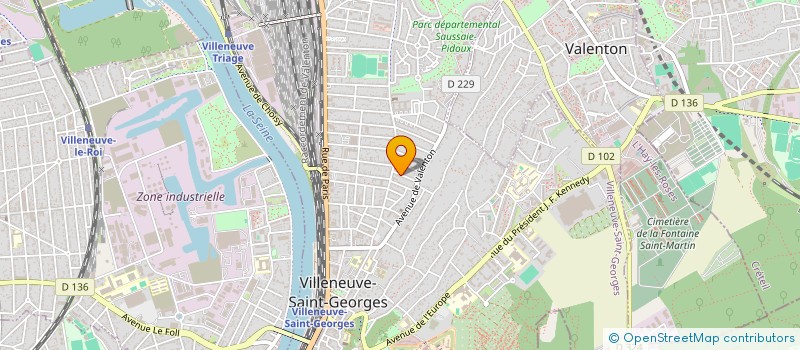 localisation de l'entreprise BODRIC  VILLENEUVE-SAINT-GEORGES