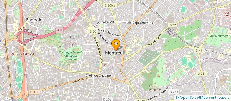 localisation de l'entreprise BODRUM à MONTREUIL