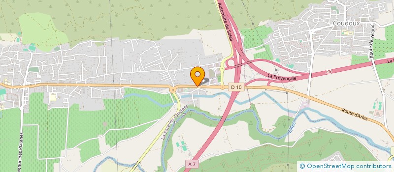 localisation de l'entreprise BODRY ET FILS  LA FARE-LES-OLIVIERS