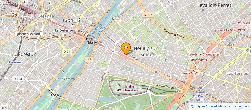 localisation de l'entreprise BODUM FRANCE à NEUILLY-SUR-SEINE