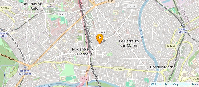 localisation de l'entreprise BODY AND SUN à LE PERREUX-SUR-MARNE