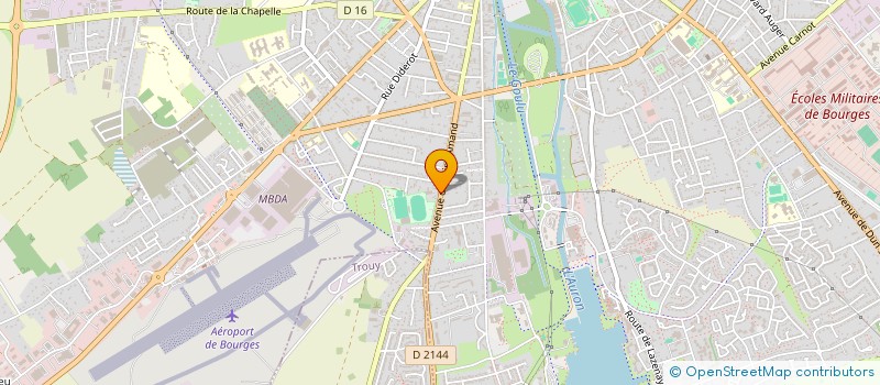 localisation de l'entreprise BODY ATHLETE CLUB 18  BOURGES