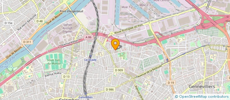 localisation de l'entreprise BODY BOOST  COLOMBES