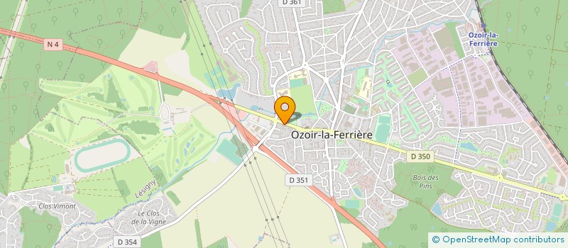 localisation de l'entreprise BODY BRONZ' à OZOIR-LA-FERRIERE