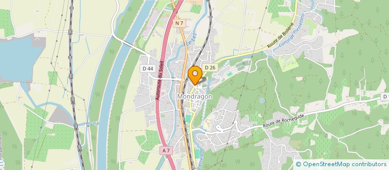 localisation de l'entreprise BODY BUILDING LA BELLE ECLUSE  MONDRAGON